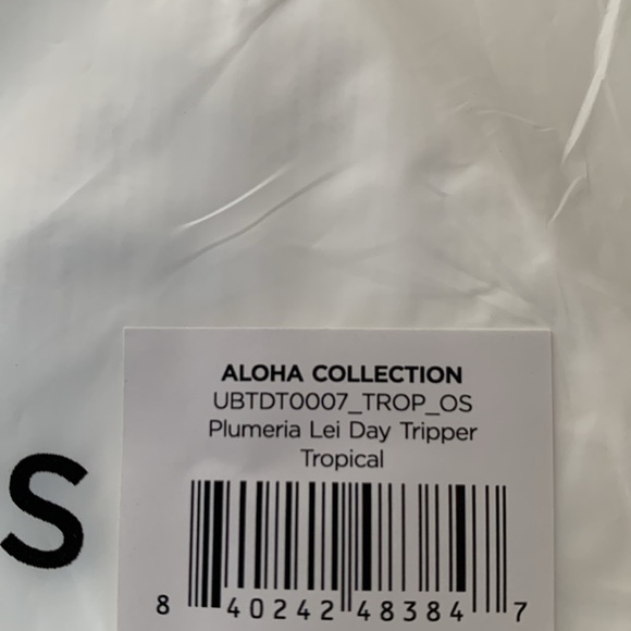 ALOHA LUCKY 11 Collection Day Tripper Tote - Pink and White - Picture 7 of 7